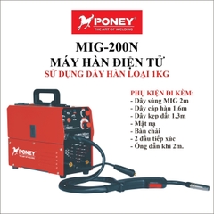 Máy hàn điện tử 4.5KVA PONEY MIG-200N