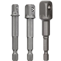 Bộ 3 đầu chuyển đổi từ vít sang bulon (1/4, 3/8, 1/2) Dewalt DWAADPTMI3