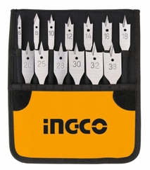 Bộ 13 Mũi Khoan Gỗ Đầu Dẹp Hiệu AKD41301 INGCO