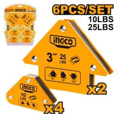 Bộ 6 Ke Góc Nam Châm AMWH6001 INGCO