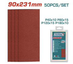 Bộ 50 giấy chà nhám  90X231mm TAC7492412 TOTAL