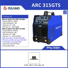 MÁY HÀN RILAND ARC 315GTS