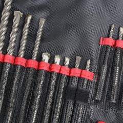 Bộ 17 mũi bê tông và mũi đục đầu gài SDS Plus Total TACSD91701