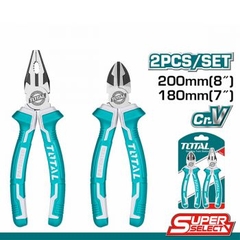 Bộ 2 kềm răng 8 inch và kềm cắt 7 inch THT2K0205 TOTAL