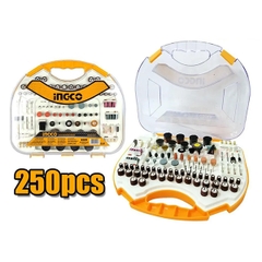 Bộ 250 Linh Kiện  Khoan Mini AKMG2501 INGCO