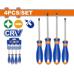 Bộ 4 Tua Vít Dẹp & Bake WSS1204 WADFOW