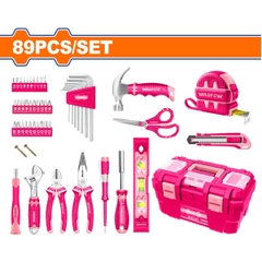 Bộ 89 Món Dụng Cụ Cầm Tay (Hồng) WHS3B89 WADFOW