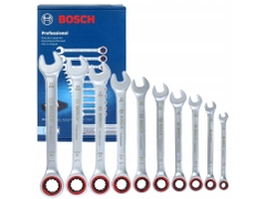 Bộ cờ lê 10 món thép trắng Bosch 1600A02AU0