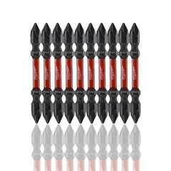 Đầu vặn vít ngắn Milwaukee (PH1-65mm) (bộ 10 mũi)