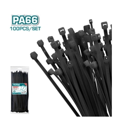Bộ 100 dây rút nhựa đen 100x2.5mm THTCTB10025 TOTAL