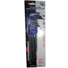 Bộ lục giác 9 chi tiết đầu bi 1.5-10mm Top TW-2009A