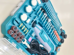 Bộ máy mài khuôn mini 130W Total TG5133261 (Kèm 251 phụ kiện)