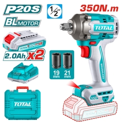 Máy siết bulong không chổi than dùng pin Lithium 20V TIWLI2035 TOTAL