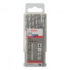 Mũi khoan sắt HSS-G 6.4mm (hộp 10 mũi) Bosch 2608595335