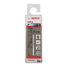 Mũi khoan sắt HSS-G 3.5mm (hộp 10 mũi) Bosch 2608595058