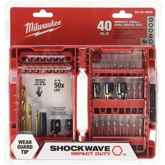 Bộ mũi khoan và vặn vít đa năng 40 chiếc Milwaukee 48-32-4006