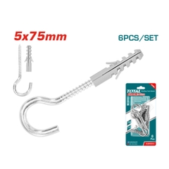 Bộ 6 tắc kê vít móc WJSPK5012 TOTAL