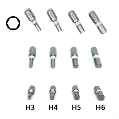 Bộ vặn vít extra hard 25mm đầu SL, Hex (8 món) Bosch 2608522414