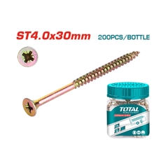 Bộ 200 vít bắt gỗ ST4.0x30mm WJBS4003011 TOTAL