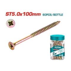 Bộ 60 vít bắt gỗ ST5.0x100mm WJBS5010011 TOTAL