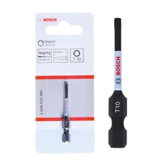 Đầu vặn vít T10 Power Bit (1 đầu), 1pc - MỚI Bosch 2608522485
