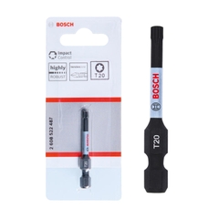 Đầu vặn vít T20 Power Bit (1 đầu), 1pc - MỚI Bosch 2608522487