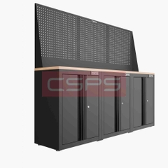 Tủ dụng cụ 183cm - 3 tủ màu đen/đỏ - 00 hộc kéo CSPS VNDTC61003BB1