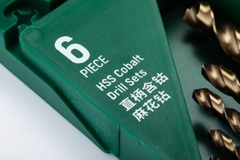 Bộ mũi khoan xoắn COBALT HSS bộ 6 cái SATA 52806 - 6PCS HSS COBALT DRILL SET