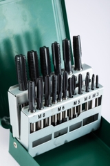 Bộ mũi (ven răng) khoan xoắn HSS bộ 21 cái SATA 50453 - 21PC. HSS COARSE THREAD TAP SET