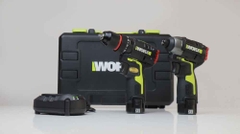 Combo khoan búa pin/vặn vít pin 12V WORX WU920X