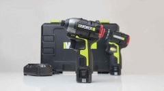 Combo khoan búa pin/vặn vít pin 12V WORX WU920X