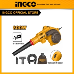 Máy thổi hút bụi dùng điện 800W INGCO AB8038