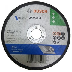 Đá cắt 105x1.2x16mm (sắt) Bosch 2608619343