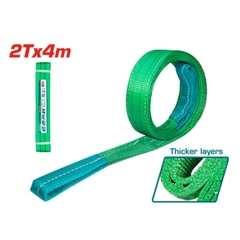 Dây cáp vải cẩu hàng xanh lá 2Tx4m THTWS0204 TOTAL