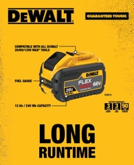 Pin 20V-60V Flexvolt Dewalt DCB612-KR (12.0Ah)