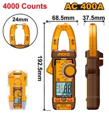 Đồng Hồ Kẹp Kỹ Thuật Số Ac 400A 4000 Số Đếm DCM62001 INGCO
