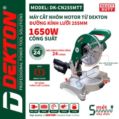 Máy cắt nhôm gỗ dùng điện Dekton DK-CN255MTT (Có kèm lưỡi 255mm)