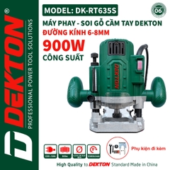 Máy phay gỗ dùng điện Dekton DK-RT635S 