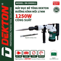 Máy đục bê tông dùng điện Dekton DK-DH0811