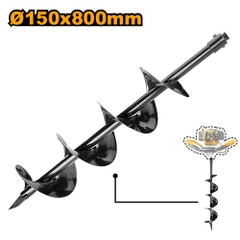 Mũi Khoan Đất Φ150X800Mm GEA55221-2 INGCO