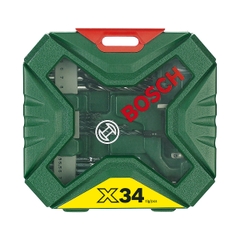 Bộ mũi khoan và vặn vít X-Line 34 món Bosch 2607010608