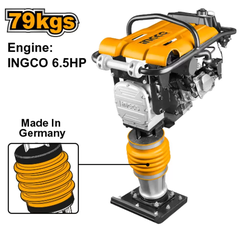 Máy Đầm Cóc Hình Trụ Dùng Xăng GRT75-2 INGCO