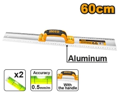 Thước Thẳng Nhôm Xây Dựng 60Cm HAR01060 INGCO