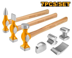 Búa Làm Đồng và Đe (7 món) Hiệu HBAFH0711 INGCO