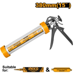 Súng Bơm Silicon Ống Nhôm HCG0115 INGCO