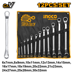 Bộ 12 Cờ Lê Hai Miệng HKSPA3142 INGCO