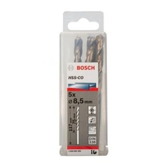 Mũi khoan INOX HSS-Co 8.5mm (hộp 5 mũi) Bosch 2608585895