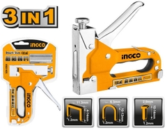 Dụng Cụ Bấm Đinh Ghim 3 In 1 (Có Điều Chỉnh Tăng Lực) HSG1405 INGCO