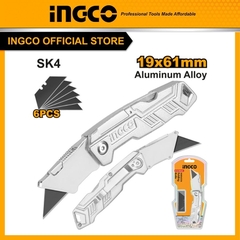 Dao Rọc Giấy Gấp Gọn 19X61Mm HUK6236 INGCO