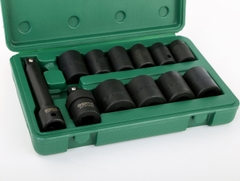 Bộ tuýp đen S A E SATA 1/2inch 1 bộ 12 cái 09008